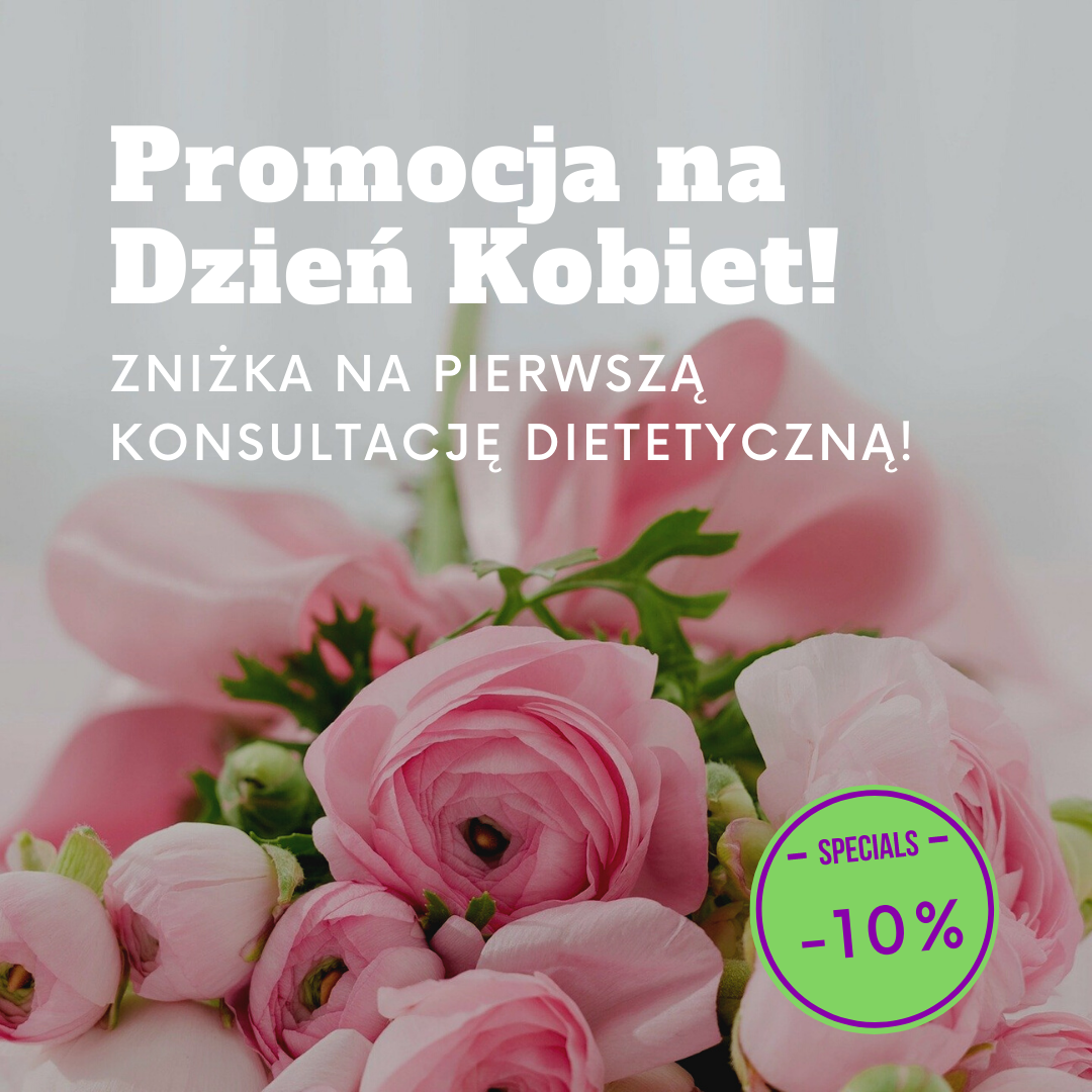 promocja na dzień kobiet - dietetyk Lublin